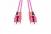 Digitus Patch cord światłowodowy FO LC-LC MM 50/125 OM4 duplex LSOH 1m